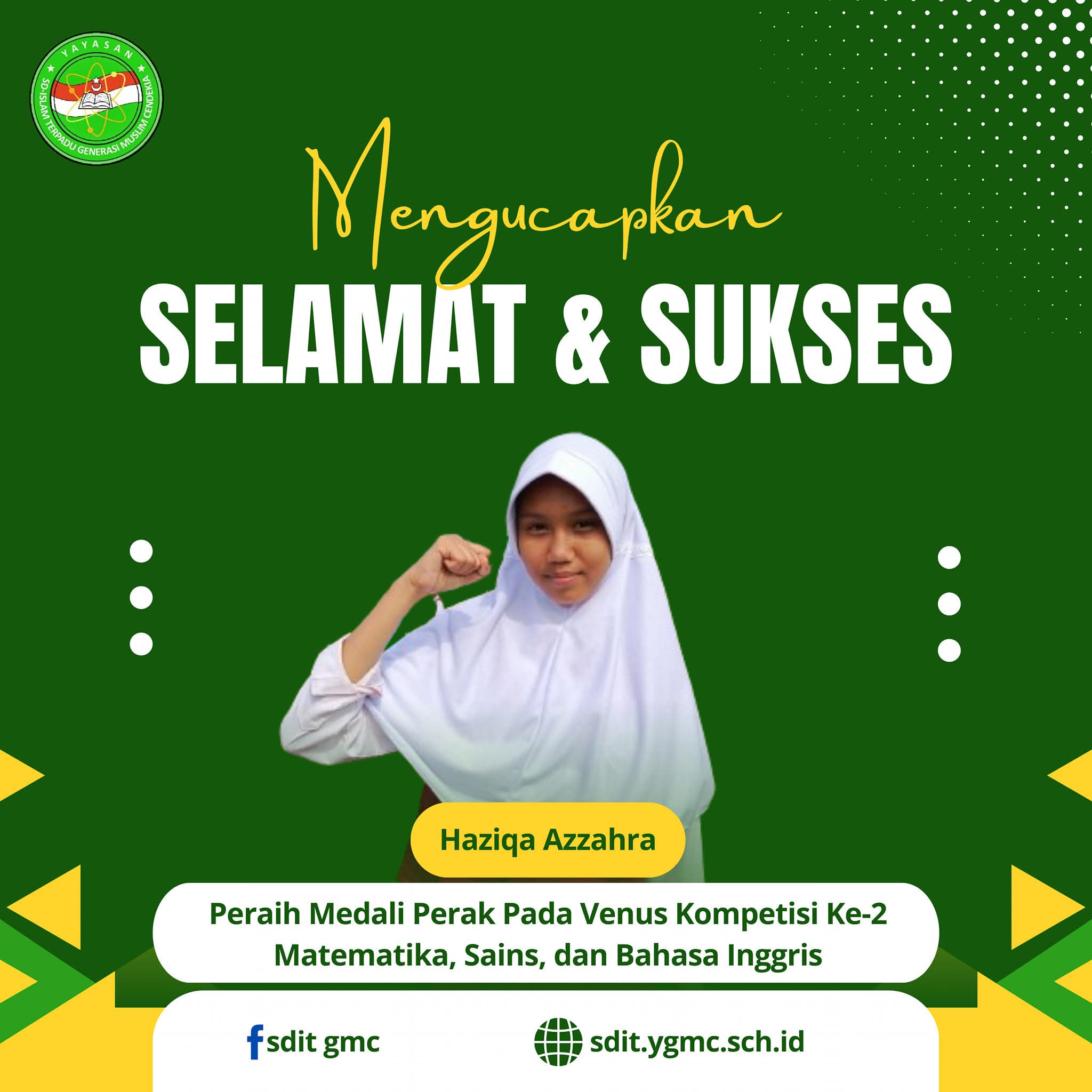 Medali Perak untuk Haziqa